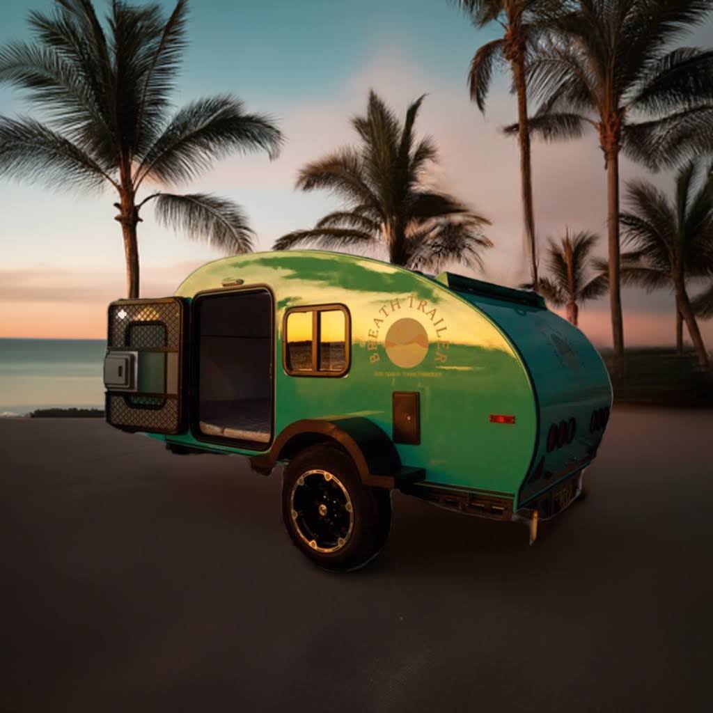 Breath Trailer on tropical beach